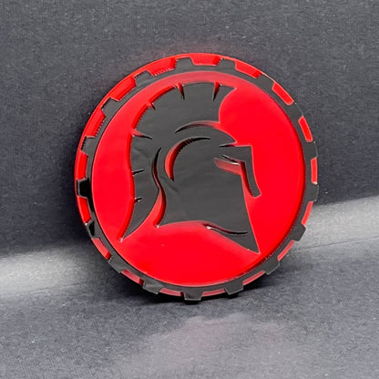 2PCS Black 18-24 WRANGLER GLADIATOR JL FENDER EMBLEM BADGE FENDER