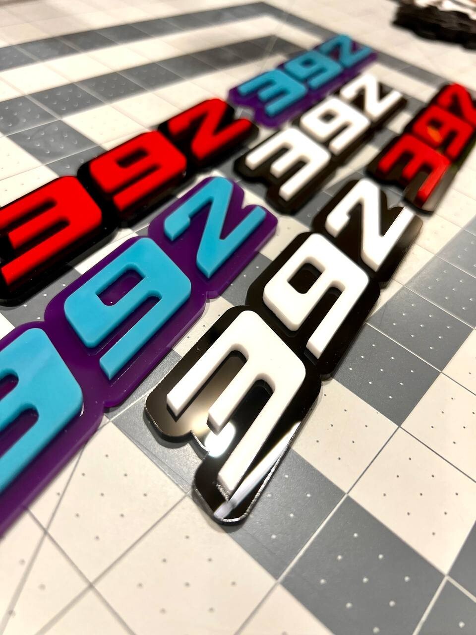 Multicolor 392 Emblems –  392 Side Fender Badges (Set of 2) for 392 Emblem