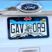 COLOR CHOICE Mountain License Plate Frame--Offroad-4x4