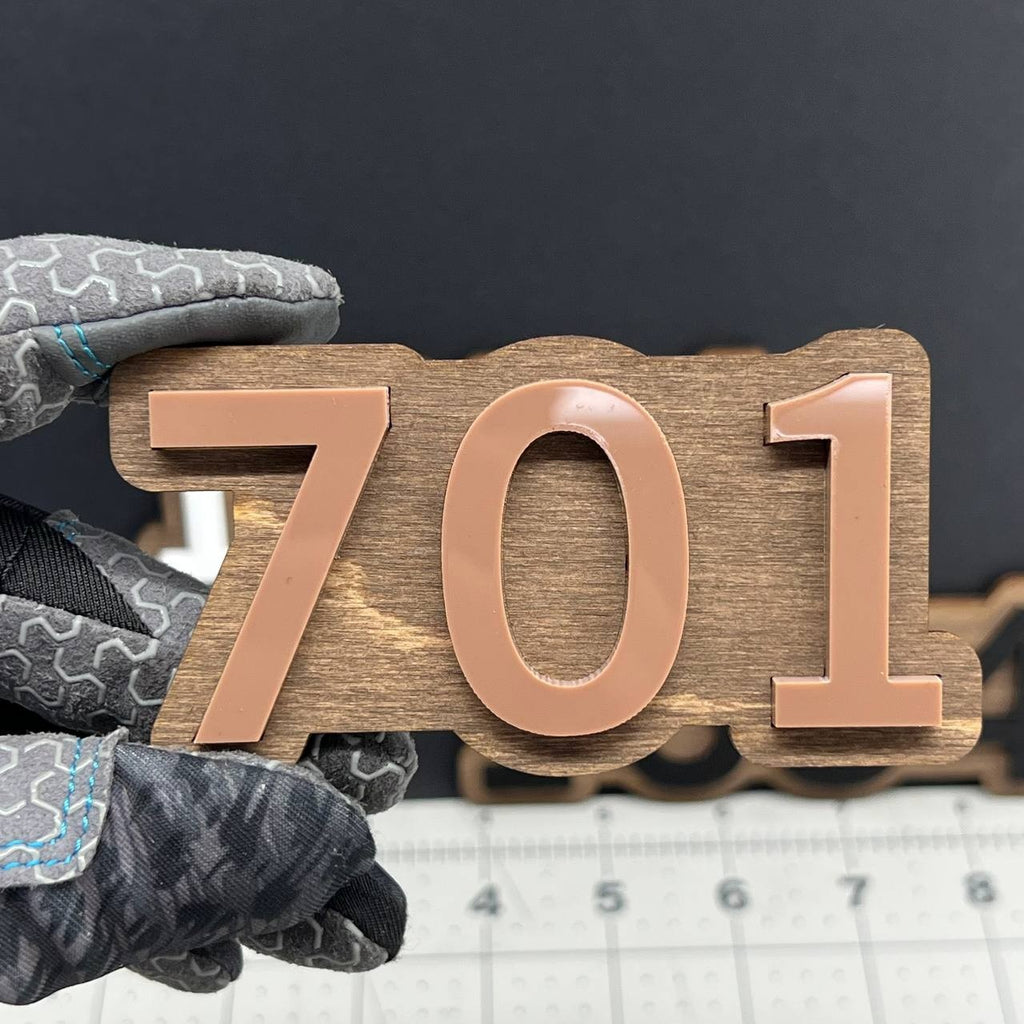 Custom Door Sign Numbers – 3D House Address Plaque Acrylic Home Number Sign