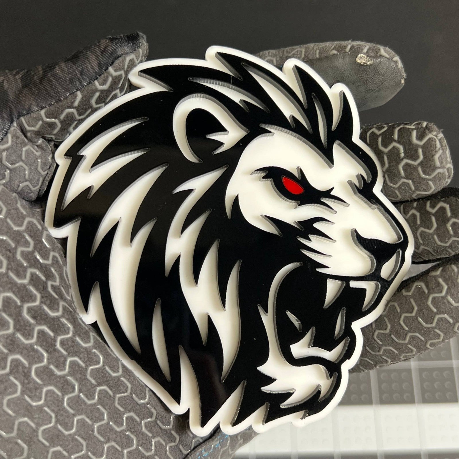 1PCS LION 3D Emblem Custom Badge Sticker for Car SUV TRUCK