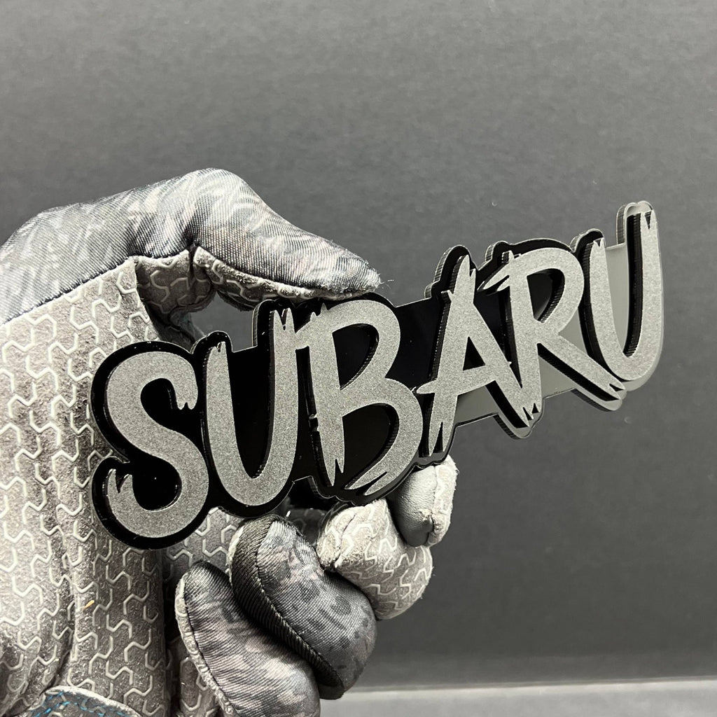 1pcs Subaru 3D Emblem – Multicolor Acrylic Car Badge Decal for Fender & Trunk