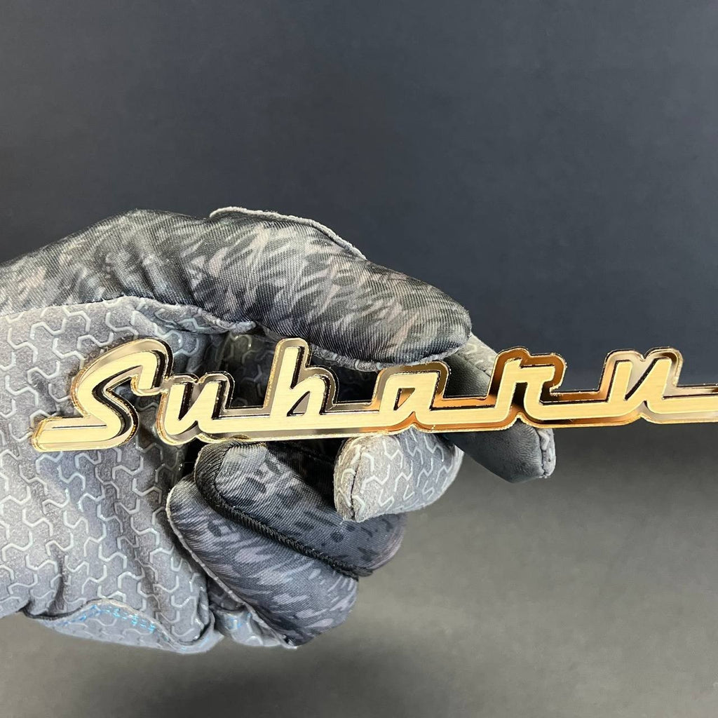 1PC Subaru Emblem – 3D Acrylic Fender or Trunk Badge for Subaru Models