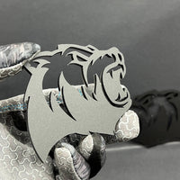 Bear Emblem Badge for Car Truck, Set of 2 Angry Aggressive Fender Badges