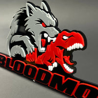 1PCS BLOODMOON 3D Emblem Badge – Acrylic Fender Tailgate Trunk Car Truck Decal