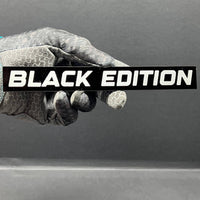 1PC Black Edition Emblem – Custom 3D Acrylic Multicolor Car & Fender Badge