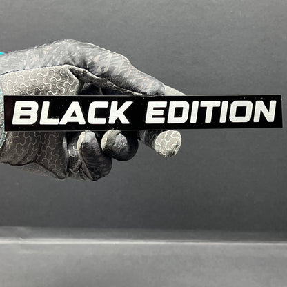 1PC Black Edition Emblem – Custom 3D Acrylic Multicolor Car & Fender Badge