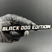 1PC BLACK DOG EDITION Emblem Multicolor Custom Badge Sticker for Car SUV TRUCK