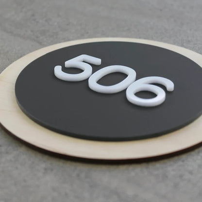 House Door Number Signs House Number Plaques Matt Personalised Address Plaques