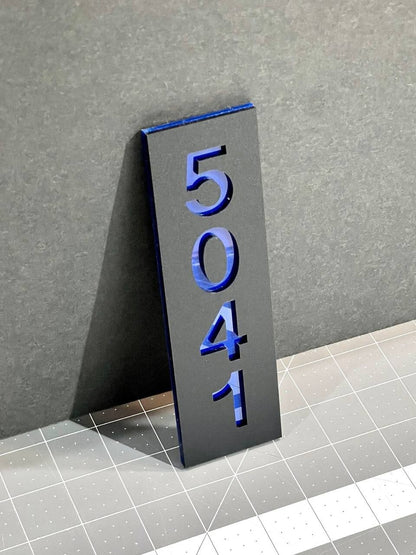 Personalized House Numbers – Laser Cut Door Sign for Home Address