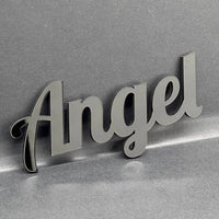 1PC Angel Emblem – 3D Multicolor Acrylic Car Badge Decal for Truck SUV Auto