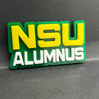 1PC NSU ALUMNUS 3D Acrylic Emblem Badge for Car SUV or Truck – Fender/Tailgate