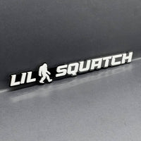 1pc LIL SQUATCH 3D Emblem – Custom Multicolor Acrylic Badge for Car, Truck & SUV