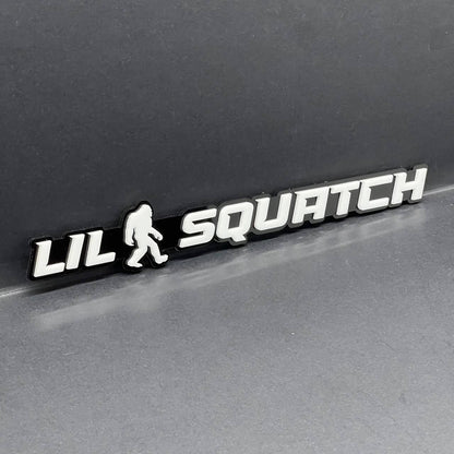 1pc LIL SQUATCH 3D Emblem – Custom Multicolor Acrylic Badge for Car, Truck & SUV