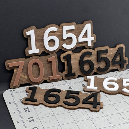 Custom Door Sign Numbers – 3D House Address Plaque Acrylic Home Number Sign