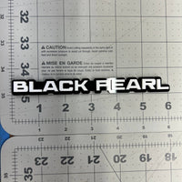 1PC Black Pearl Emblem – Custom 3D Multicolor Acrylic Car & Truck Badge