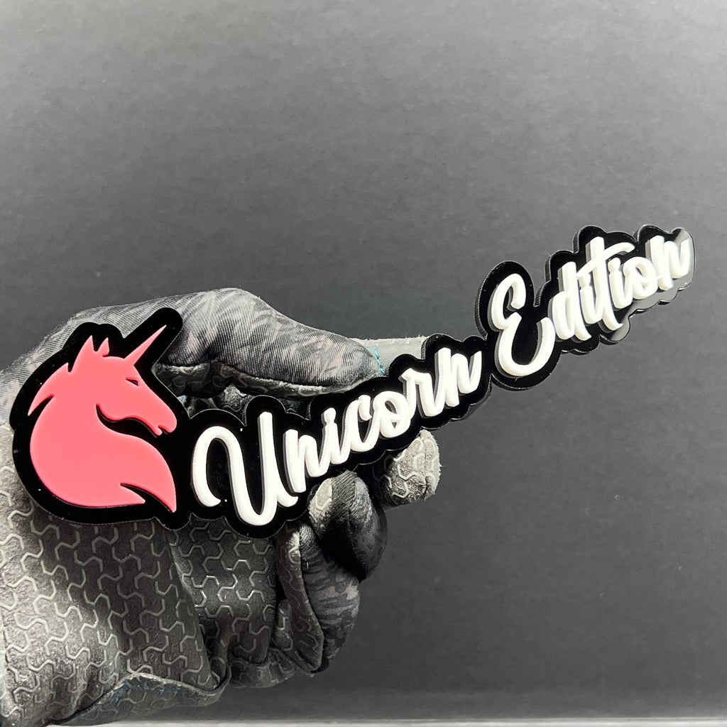 1pc Unicorn Edition Multicolor Emblem 3D Acrylic Car, SUV & Truck Badge Sticker