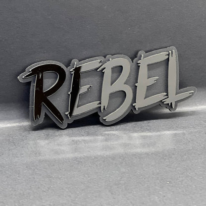1PC REBEL 3D Emblem Custom Badge Sticker for Car SUV TRUCK