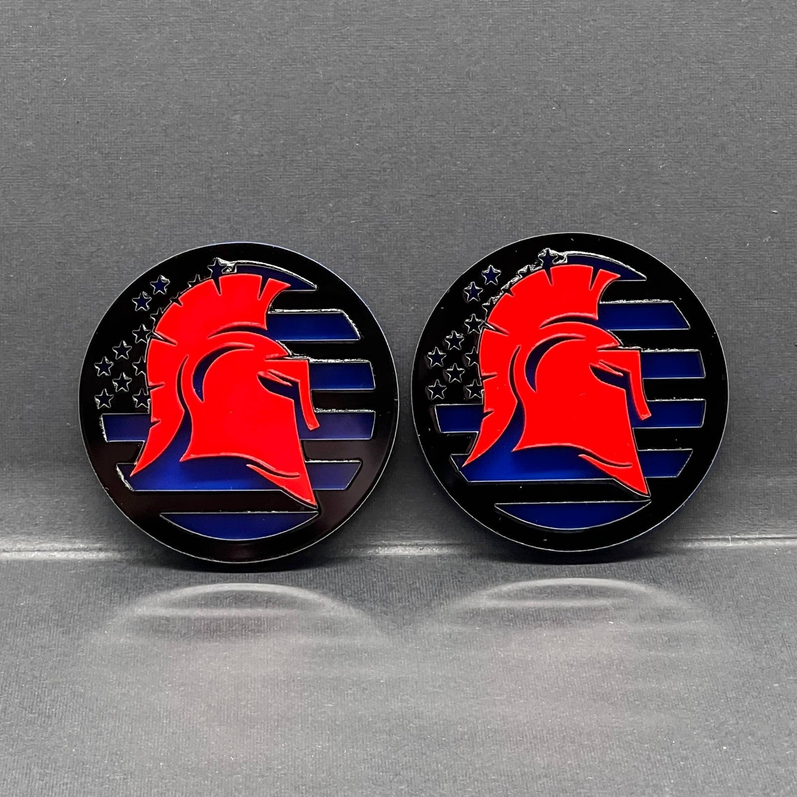 2PCS Jeep Wrangler & Gladiator Fender Badges – 3D Acrylic Emblems Decals Set