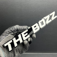 1PC THE BOZZ Badge – Custom 3D Multicolor Acrylic Car Fender & Tailgate Sticker