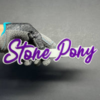 1PCS Stone Pony 3D Emblem – Custom Acrylic Car, Truck & SUV Badge