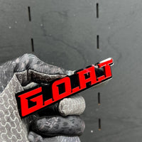 1PC GOAT Badge – 3D Multicolor Acrylic Tailgate & Fender Emblem for Cars