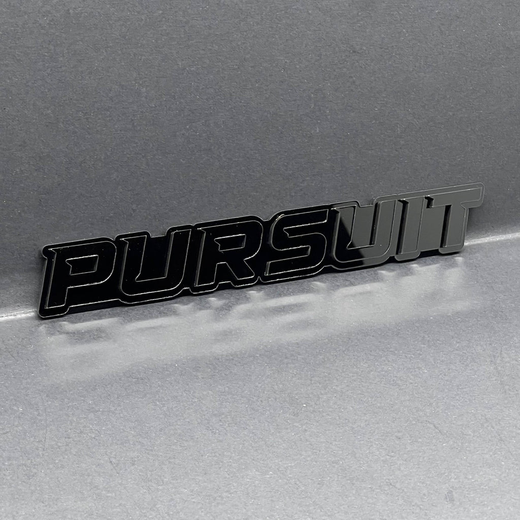 1pcs PURSUIT 3D Emblem – Multicolor Acrylic Car Badge for Fender & Trunk