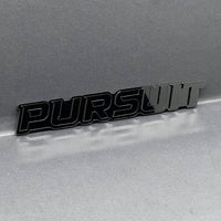 1pcs PURSUIT 3D Emblem – Multicolor Acrylic Car Badge for Fender & Trunk