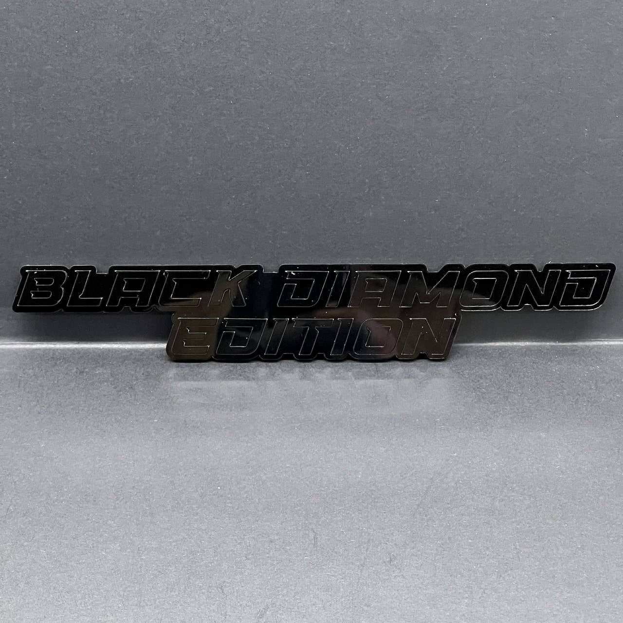 1PCS BLACK DIAMOND Edition Emblem – 3D Multicolor Acrylic Car, Truck & SUV Badge