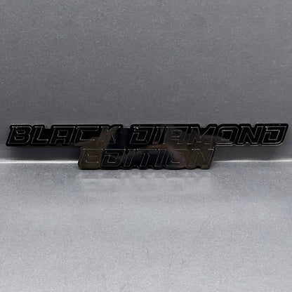 1PCS BLACK DIAMOND Edition Emblem – 3D Multicolor Acrylic Car, Truck & SUV Badge