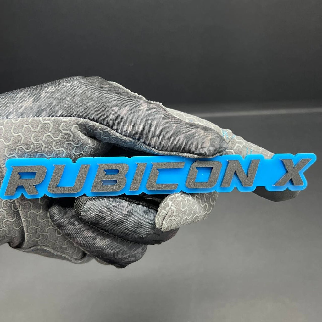1PC Rubicon X Mate Emblem Custom Fender or Tailgate Badge for Car, SUV, or Truck