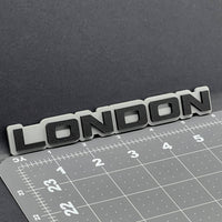 1PC LONDON Emblem – 3D Acrylic Tailgate Badge Decal for Car Truck SUV