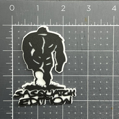 1PC SASQUATCH EDITION Emblem – 3D Acrylic Off-Road Badge for Truck SUV