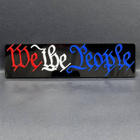 1PC We The People 3D Emblem – Patriotic Badge Logo for Car, Truck, or SUV
