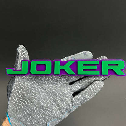 1PCS JOKER Emblem Badge – 3D Acrylic Car Truck Fender Tailgate Trunk Decal