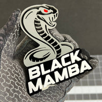 1PC BLACK MAMBA Emblem – Durable 3D Acrylic Multicolor Car & Truck Badge