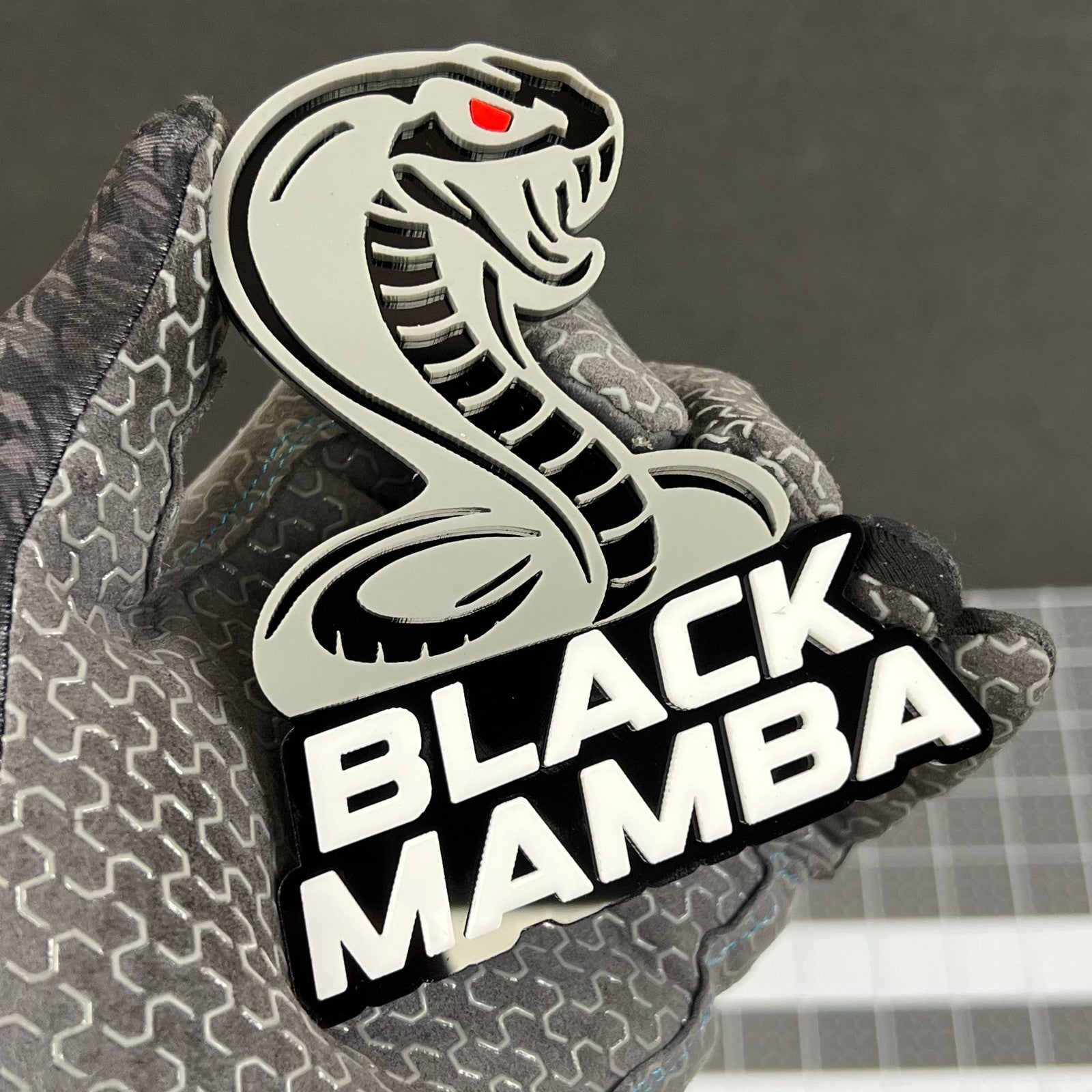 1PC BLACK MAMBA Emblem – Durable 3D Acrylic Multicolor Car & Truck Badge