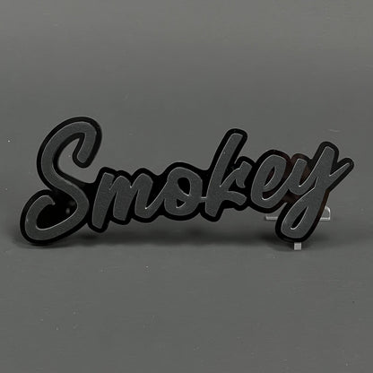 1PC SMOKEY Badge – 3D Acrylic Car Truck Fender Tailgate Emblem Decal