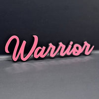 1pcs Warrior 3D Emblem – Custom Fender or Tailgate Badge for Car, SUV, or Truck