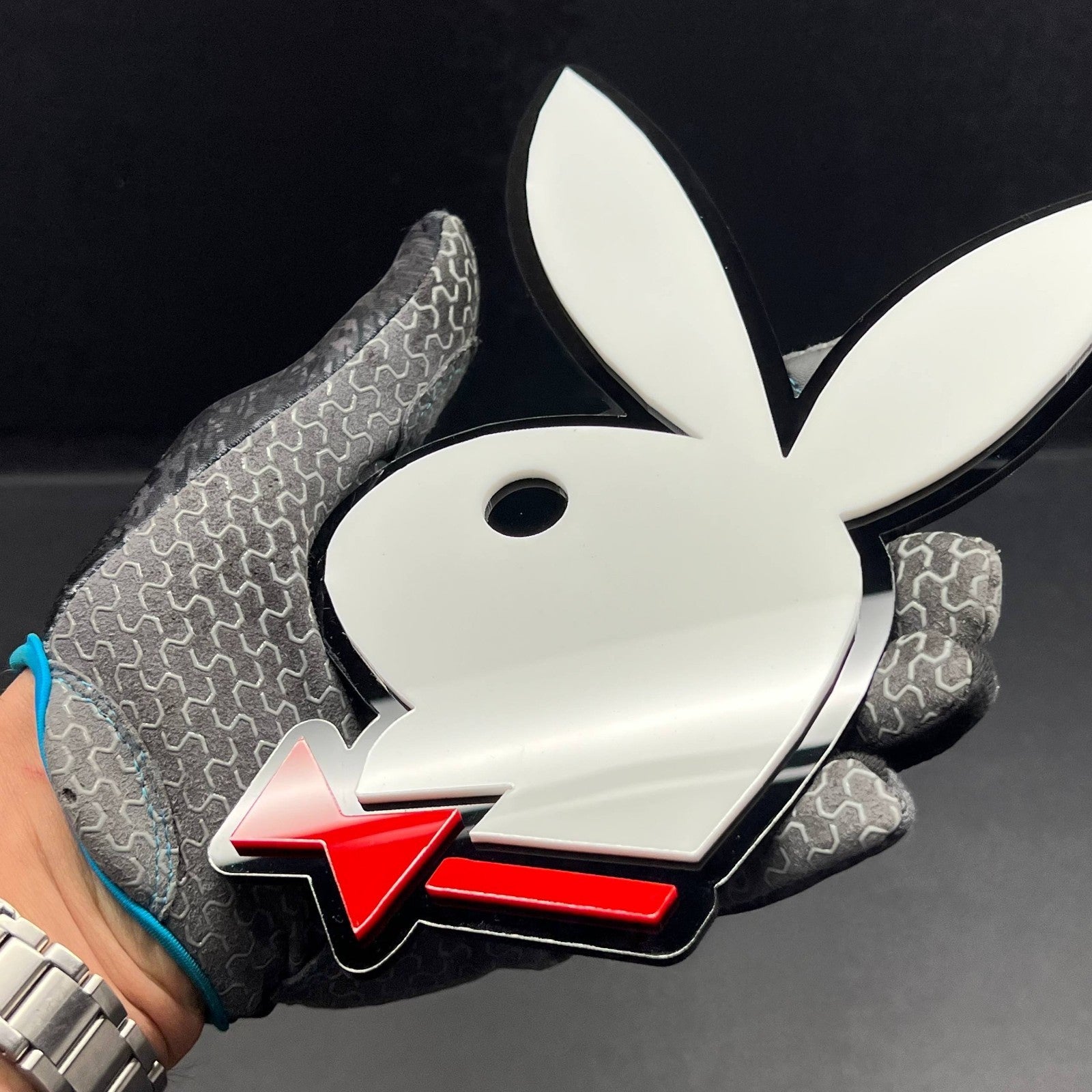 PLAYBOY 3D Acrylic Emblem – Custom Badge for Cars, SUVs & Trucks (1PC)