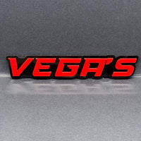 1PC VEGAS Emblem – Durable 3D Acrylic Car, SUV & Truck Exterior Badge
