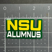 1PC NSU ALUMNUS 3D Acrylic Emblem Badge for Car SUV or Truck – Fender/Tailgate