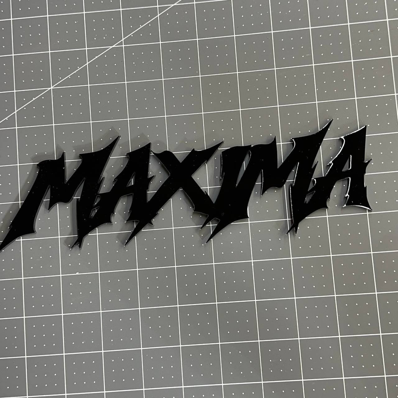 1PC MAXIMA Emblem – 3D Multicolor Acrylic Car Badge Decal Fits Nissan Maxima