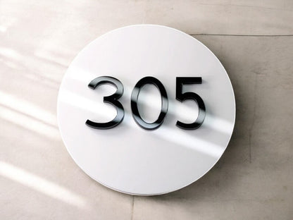 Custom Number Plate Door Numbers Door Signs House Number Plaques Personalised