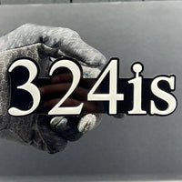 1pcs 324is 3D Emblem – Custom Acrylic Fender & Tailgate Badge for BMW Cars