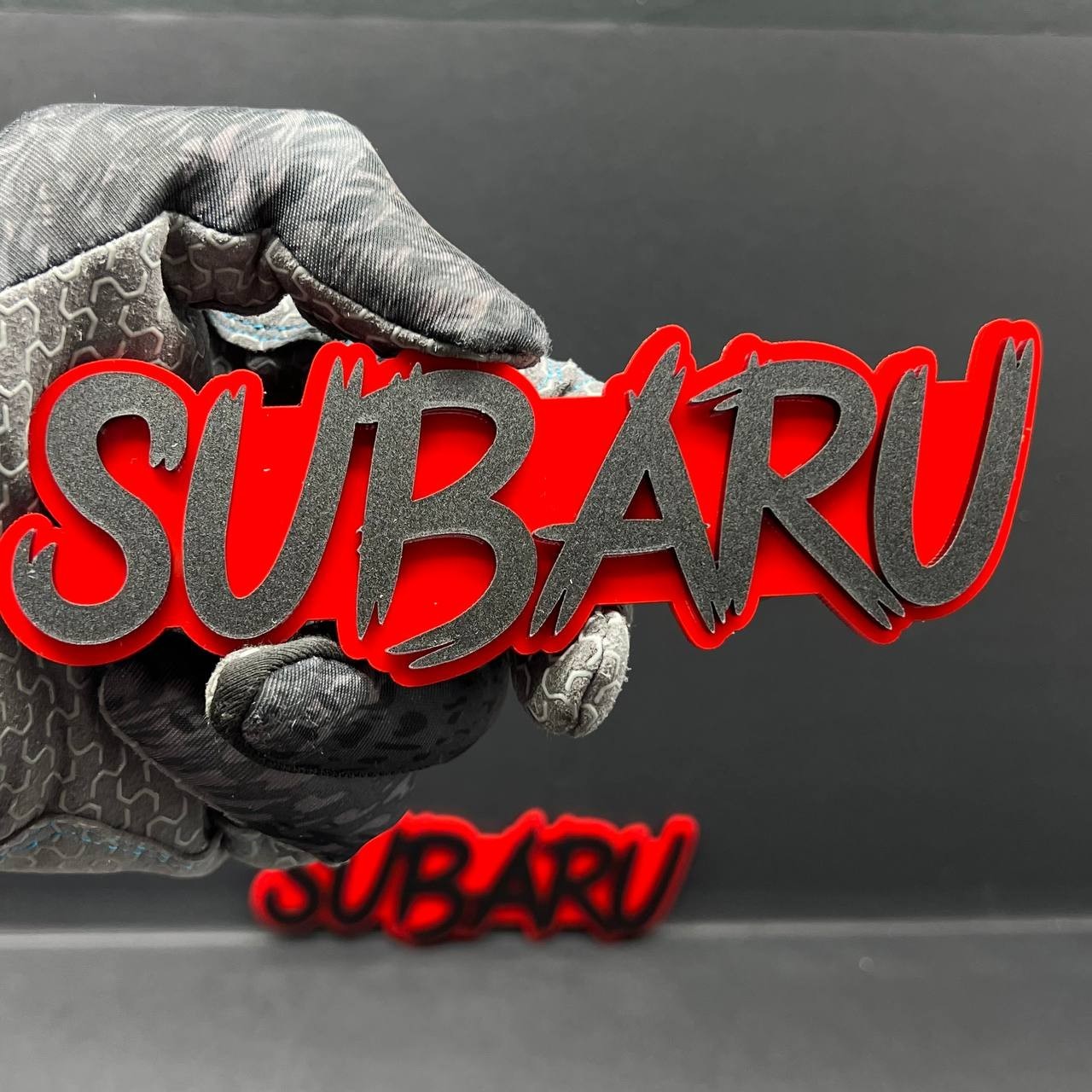 1PC Subaru Emblem – 3D Multicolor Acrylic Car Badge Decal for Fender & Trunk