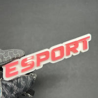 1PC ESPORT Emblem – 3D Acrylic Multicolor Tailgate Fender Car Truck SUV Badge