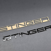 1PC STINGER Black Emblem – 3D Acrylic Fender or Trunk Badge for KIA STINGER