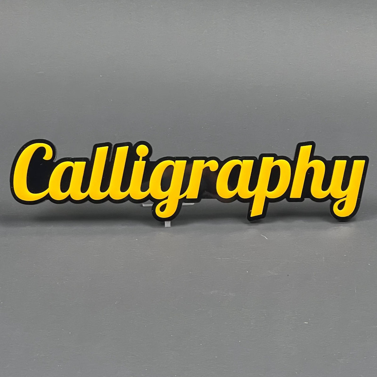 1PCS CALLIGRAPHY Emblem Badge – 3D Acrylic Car Truck Fender Tailgate Trunk Decal