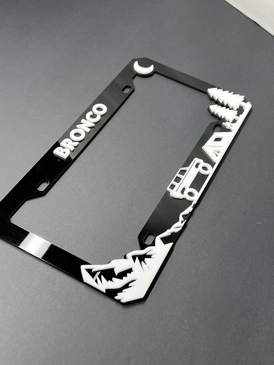 BRONCO Custom LICENSE PLATE FRAME COLOR CHOICE